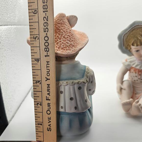 Piano Boy and Girl 6" Andrea by Sadek Porcelain Hand Painted Made in Japan 6162 - Picture 9 of 10